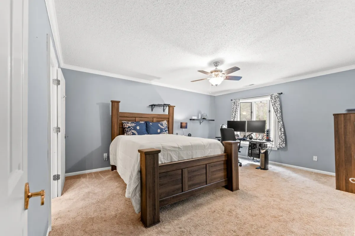 Secondary bedroom with walk-in closet access